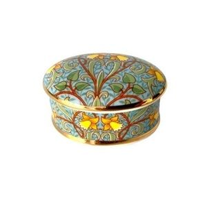 Museum Collection Daffodil Small Oval Trinket Box